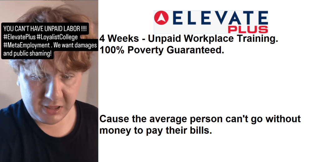 Elevate Plus is the largest Assault on Workers’ Rights in the history of Belleville&nbsp;Ontario.