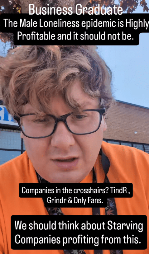 Male Loneliness epidemic? Who is benefiting? What to change in Political economy to begin fixing&nbsp;things.