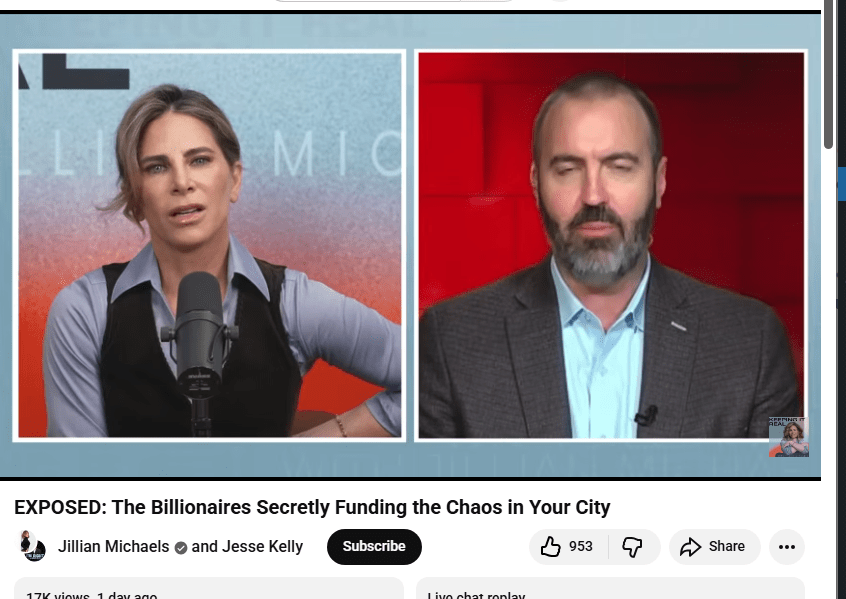Quality Jillian Michaels EXPOSED: The Billionaires Secretly Funding the Chaos in Your&nbsp;City.
