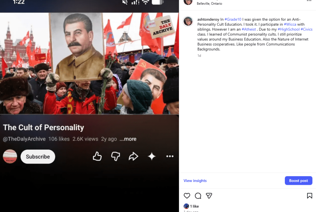 I am the face of Canadian Trump derangement syndrome.